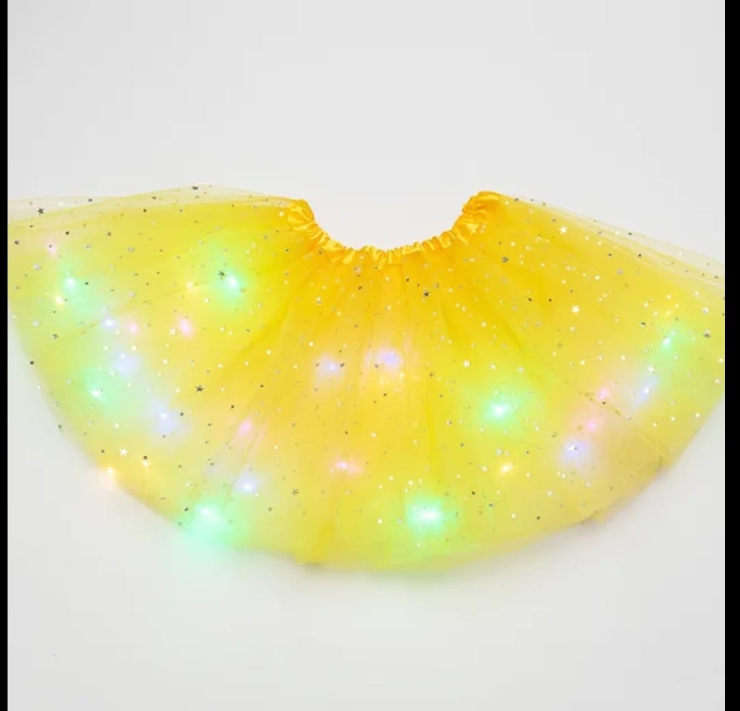 LED Işıklı Kelebekli Çocuk Kostümü - 4 Parça